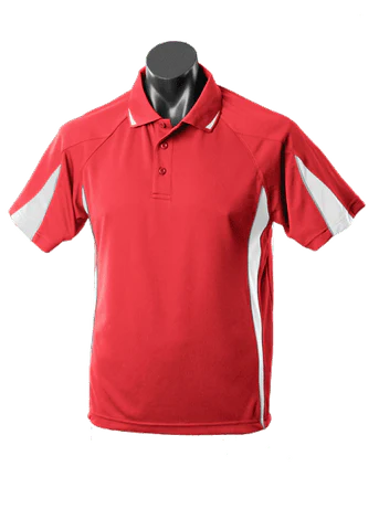 Aussie Pacific Casual Wear Red/White/Ashe / 6 AUSSIE PACIFIC eureka kids polo shirt - 3304